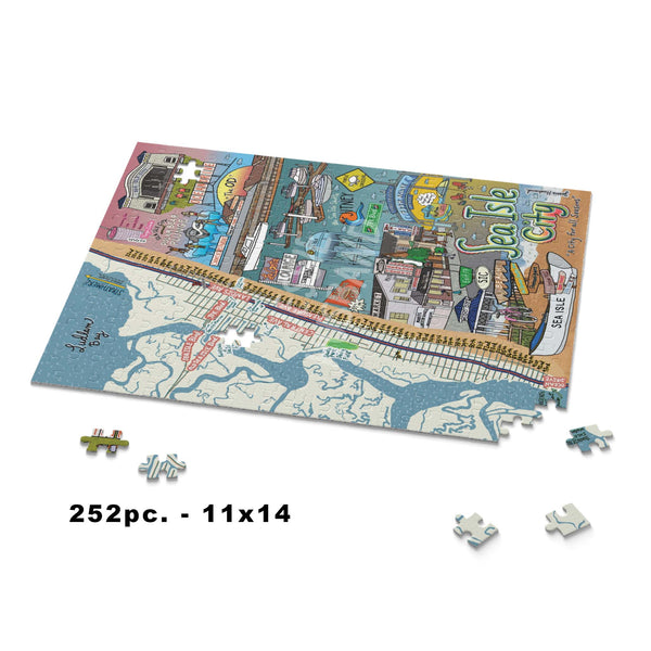 Sea Isle City Map Puzzle