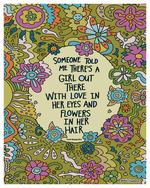 Going to California, Led Zeppelin lyric art