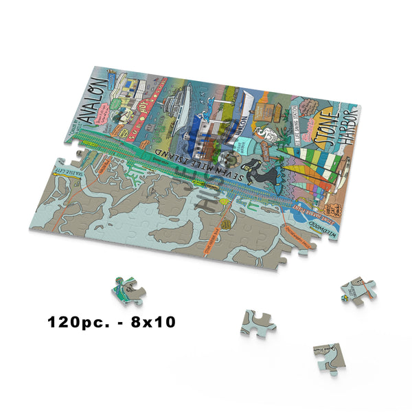 Avalon / Stone Harbor, NJ Map Puzzle