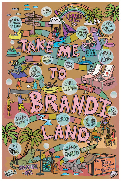 Take me to Brandi Land - GJWW5!!! Poster, Puzzle, Tshirt