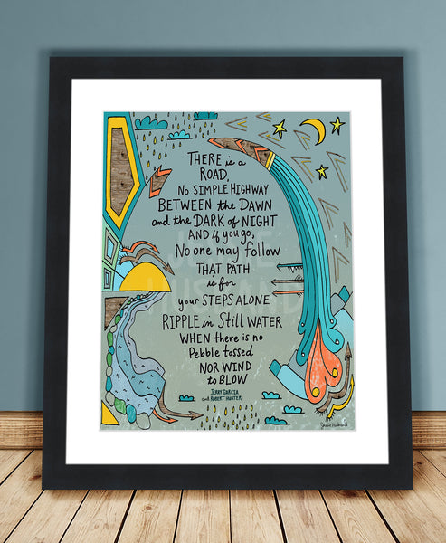 Ripple, Jerry Garcia, Robert Hunter, Grateful dead lyric art