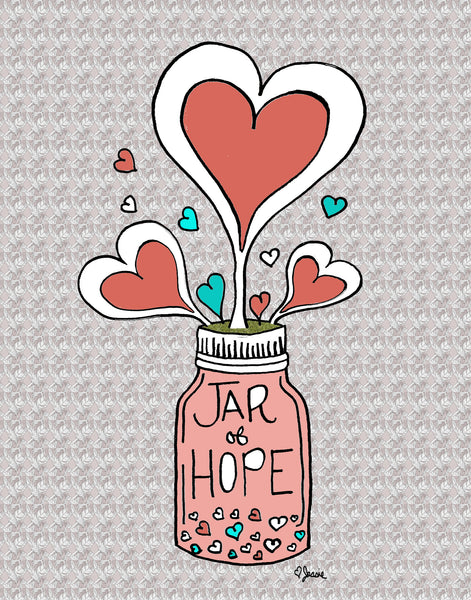 Jar of Hope Pillow - Jessie husband