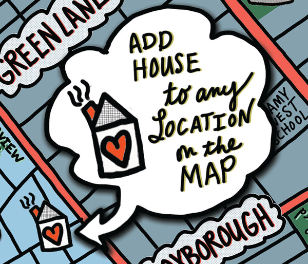 Map of Manayunk / Roxborough, Philadelphia (customization and framing options available) - Jessie husband