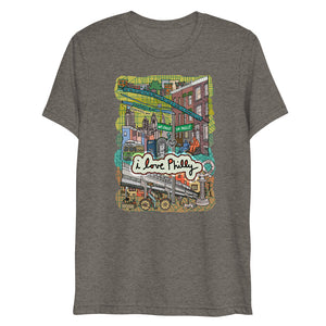 I Love Philly Tee, Customize w/ your cross streets - Jessie husband